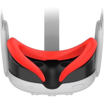 Image 1 of Vortex Virtual Reality Силиконов щит за лице за Meta Quest 3 | Черен (VVR.SIL.FACECOVER.QUEST3.RED.2023)