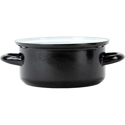 BELIS SFINX Smaltovaný rendlík 18 cm 2 l STANDARD černý 22418-07800005