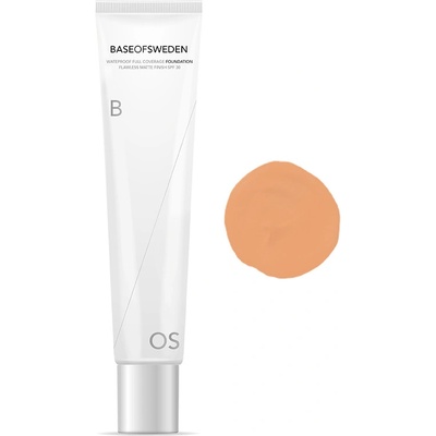 Base of Sweden Waterproof Full Coverage Foundation SPF30 Energetic 30 ml