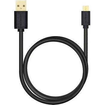 Axagon BUMM-AM05QB Micro USB 2A, 0,5m, černý