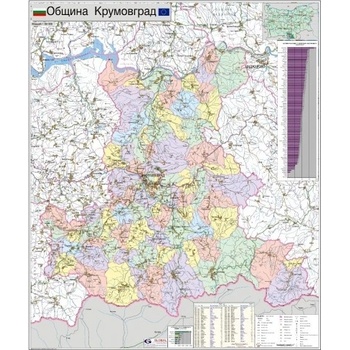 Карта на община Крумовград