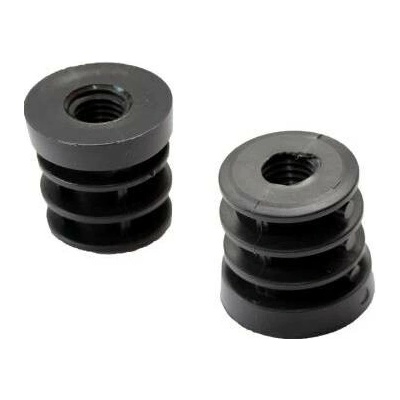 Plastová zátka o průměru 30mm s vnitřním závitem M8, síla stěny 1-1.25mm