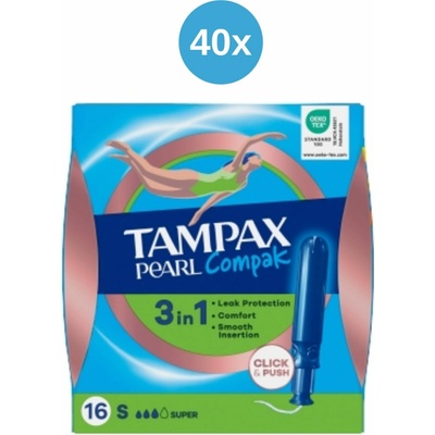 Tampax tampóny Pearl Super 40 x 16 ks