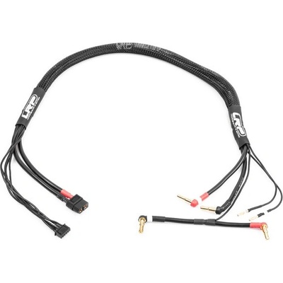 LRP Electronic Nabíjecí kabel 60cm 2x2S LiPo HARDCASE z XT60 na P4/5 včetně balančního konekt. XH