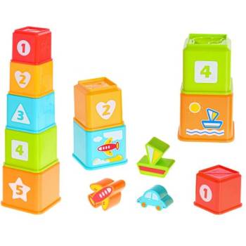 Mikro Пирамида сгъваеми кубчета 32см/вложка 8бр