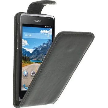 Image 1 of Huawei Ascend Y530 Flip Кожен Калъф + Скрийн Протектор