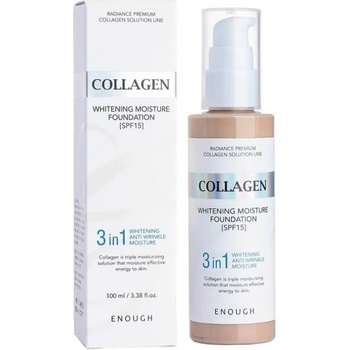 Enough Collagen Фон дьо тен 3 в 1, SPF15, N21, 100 ml