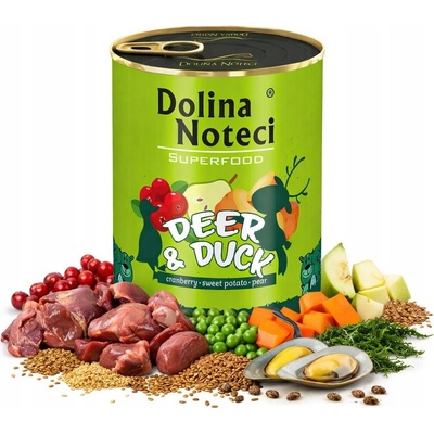 Dolina Noteci Superfood Jelen a kachna 800 g