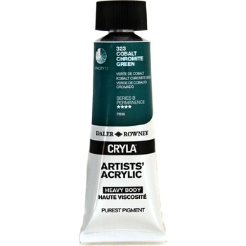Image 1 of Daler-Rowney Cryla Artists’ АКРИЛНА боя Cobchrom Green 75 ml 1 бр (125075323)