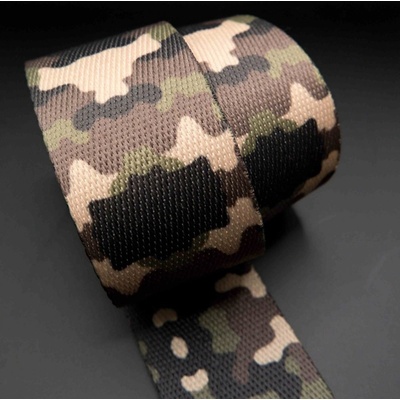 Polypropylénový popruh army, extra odolný - šírka 5 cm