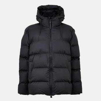 Rains Яке Rains Men's Alta Waterproof Hooded Short Puffer Jacket - Black 01