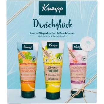 Kneipp Enjoy Life Gift Set подаръчен комплект: душ гел Enjoy Life 75 ml + душ гел Feel Happy and Free 75 ml + душ гел Soft Skin 75 ml за жени