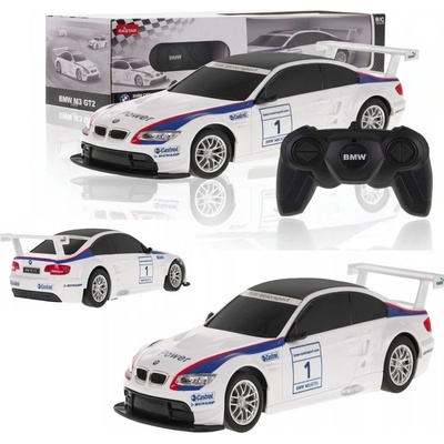 DÁLKOVĚ OVLÁDANÉ AUTO BMW RC M3 NA DÁLKOVÉ OVLÁDÁNÍ BÍLÉ COIL 1:24