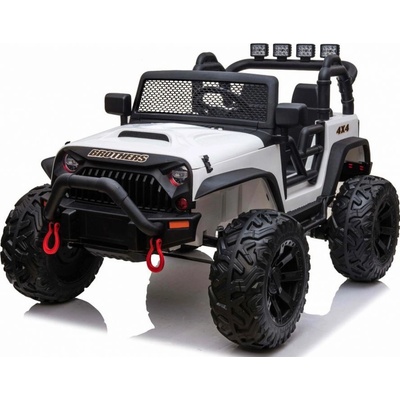Mamido Elektrické autíčko Jeep Brothers biela