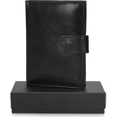 Ellini pánska kožená peňaženka čierna