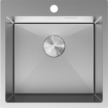Mexen Solix мивка от неръждаема стомана с 1 отделение 500 x 500 мм, инокс - 6407501000-01 (6407501000-01)