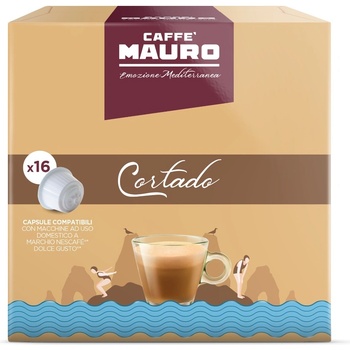 Caffé Mauro Кафе капсули Mauro Dolce Gusto Capsules Cortado - 16 бр х 7 г (51246)