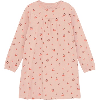 Minymo Детско ежедневно термо бельо Minymo Kid's Nightdress L/S AOP - Misty Rose - размер 92 (EU) (714-1649-0112)
