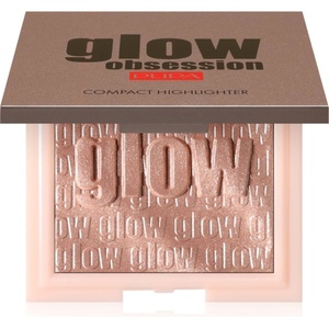 PUPA Milano Glow Obsession компактна озаряваща пудра цвят 002 - Rose Gold 6 гр
