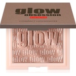 PUPA Milano Glow Obsession компактна озаряваща пудра цвят 002 - Rose Gold 6 гр