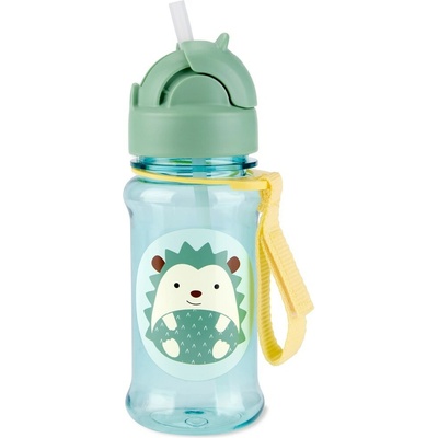 Skip H Zoo tritan Fľaša so slamkou 355 ml Ježko