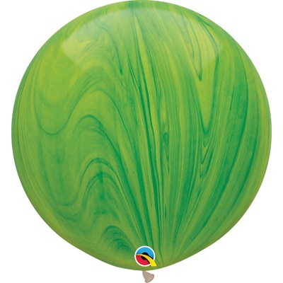 Qualatex Balónek Zelený achát 30 76 cm