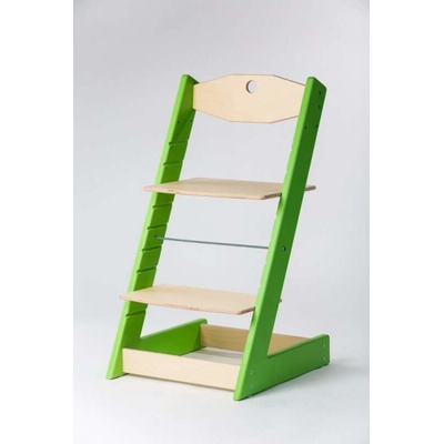 Lucas Wood Style rostoucí židle Alfa II zelená/přírodní