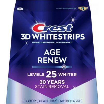 Procter & Gamble Bělicí pásky Crest 3D Whitestrips AGE RENEW 42 ks – Zboží Dáma