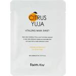 Farmstay Citrus Yuja Vitalizing Mask Sheet - Тъканна маска за лице с екстракт от юдзу 1бр/23мл