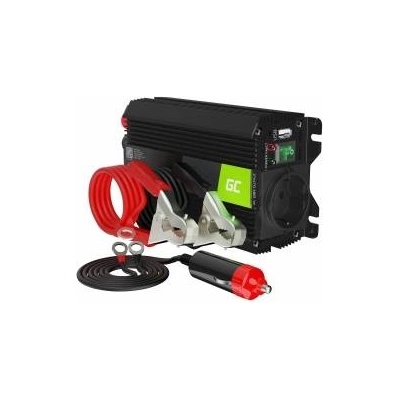 Green Cell PRO 300W/600W 12V to 230V Sine Wave Volt Car Voltage Converter Inverter Power Solar Inverter DC AC Converter Current Converter Caravan Car Modified Sine
