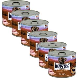 Happy Dog Sensible Pure Texas 6 x 200 г / пуйка