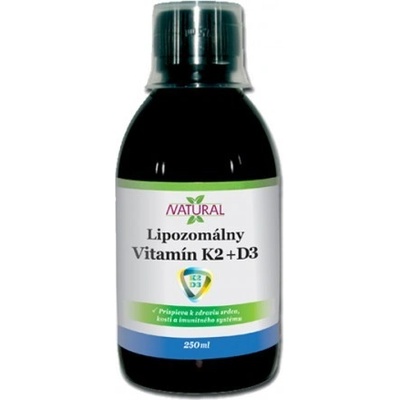 Lipozomálny Vitamín K2 + D3 250 ml