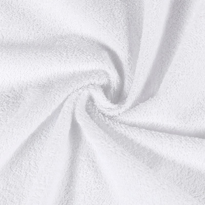 Nepriepustné jemné froté biele, š.205
