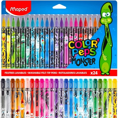 Maped 5401 Dětské fixy Color'Peps Monster 24 ks – Zboží Dáma