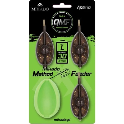 MIKADO - Sada Krmítok Quick Method Feeder Aperio veľ. L 20 g 3 ks