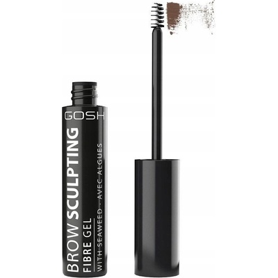 Gosh Brow Sculpting Fibre Gel gél na obočie 002 Chestnut 8 ml