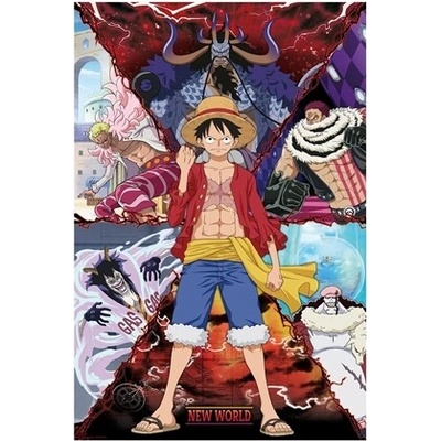 Plagát One Piece - Luffy vs New World - 91,5 × 61 cm