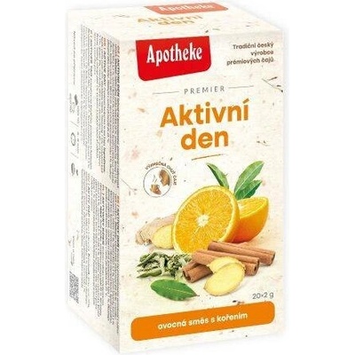 Apotheke čaj Aktivní den ovocná směs s kořením 20 x 2 g