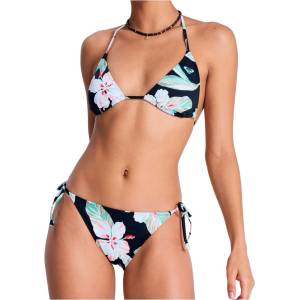 Roxy Дамски комплект бикини Roxy Women's PT Essentials Tiki Classic TS Bikini - Anthracite Spring Charming - размер XXL (150-6335-0116)