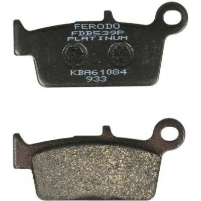 FERODO sada brzdových destiček, kotoučová brzda DERBI GPR 50 (NUDE) 04-06, GAS GAS EC 300, 125, 200, 400FSE, 250 00-07, FSE 450 04-06, MC 125, 250 00-07, HONDA CR 250R, 500R, 85R, 125R, 80R, 85RB 87-0