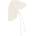 Huttelihut Детска шапка Huttelihut Kid's Summer Hat Ears Muslin Hat - Antique White - размер 44 cm (904-5931-0112)