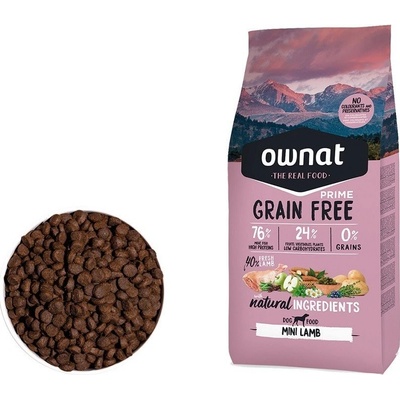 Ownat Grain Free Prime Dog Mini Lamb 0,4 kg