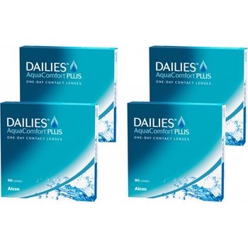 Alcon Dailies AquaComfort Plus 90 čoček balení 3+1 zdarma