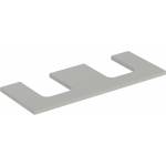 Geberit Плот за мивка Geberit One с двоен изрез 120 см, матово сиво (505.335.00.7)