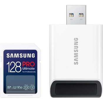 Image 1 of Samsung Pro Ultimate microSDXC 128GB + Adapter (MB-SY128SB/WW)