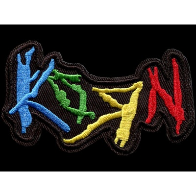 Nášivka KORN color vyšívaná zažehlovací