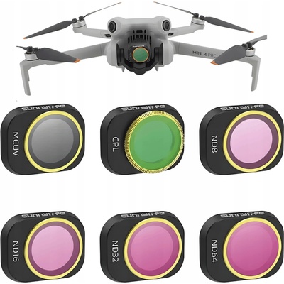 Sunnylife ND8/16/32/64 CPL MCUV pouzdro DJI Mini 4 Pro