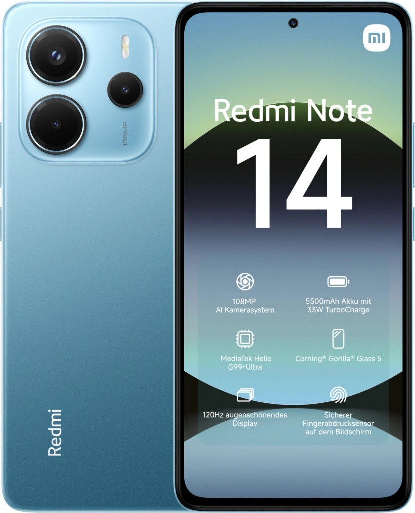 Xiaomi Redmi Note 14 8GB/256GB Ocean Blue od 297,9 € - Heureka.sk
