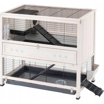 Ferplast dřevěná klec Cottage Indoor Home 108 x 59 x 102,5 cm – Zboží Dáma