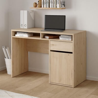 Бюро Function Plus с врата и чекмедже Jackson Hickory